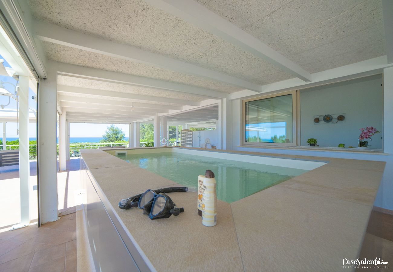 Ferienwohnung in Lido Marini - Haus Schwimmbad Strand Meerblick Klima WiFi m621