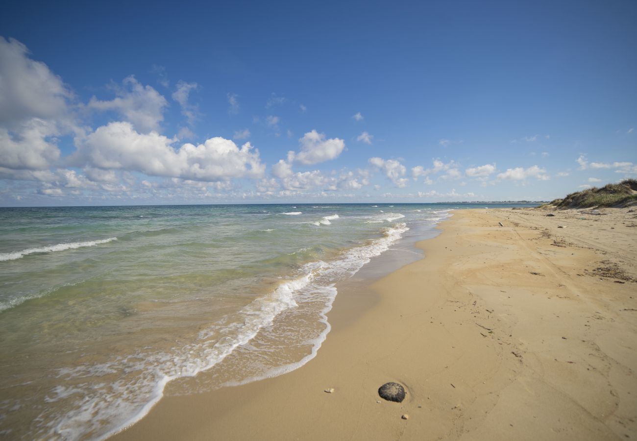 Villetta a Spiaggiabella - Vendo villetta accanto spiaggia con giardino v702